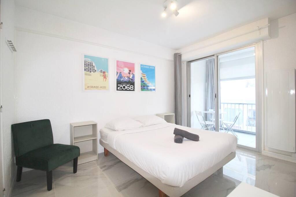 *Le Palais* En Plein Centre Ville Et Proche Plage Ла-Гранд-Мот Экстерьер фото